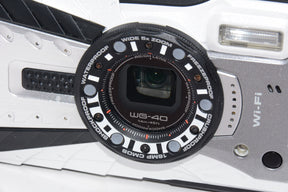 【外観並級】RICOH 防水デジタルカメラ RICOH WG-40W ホワイト 防水14m耐ショック1.6m耐寒-10度 RICOH WG-40W WH 04687