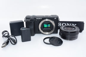 【外観特上級】ソニー ミラーレス一眼 α6400 パワーズームレンズキット E PZ 16-50mm F3.5-5.6 OSS ブラック 幅 120mm 高さ 66.9mm 奥行き 48.8mmILCE-6400L B