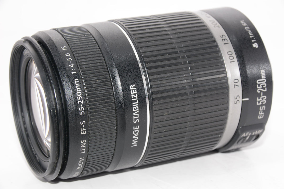 【外観特上級】Canon 望遠レンズ EF-S55-250mm F4-5.6 IS