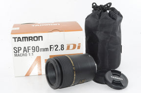【外観特上級】TAMRON  SP AF90mm F2.8 Di MACRO 1:1 キヤノン用 272E