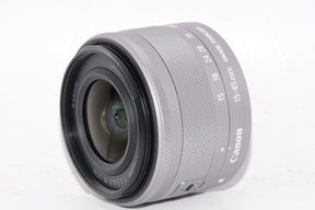 【外観特上級】Canon 標準ズームレンズ EF-M15-45mm F3.5-6.3IS STM(シルバー) ミラーレス一眼対応 EF-M15-45ISSTMSL
