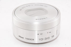 【外観並級】Nikon 標準ズームレンズ1 NIKKOR VR 10-30mm f/3.5-5.6 PD-ZOOM シルバー