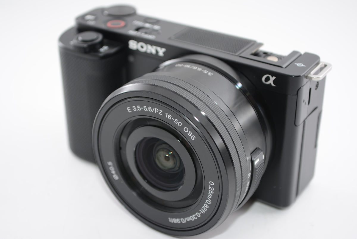 【外観特上級】SONY ミラーレス一眼カメラ ZV-E10 パワーズームレンズキット(同梱レンズ:SELP1650) ブラック ZV-E10L B