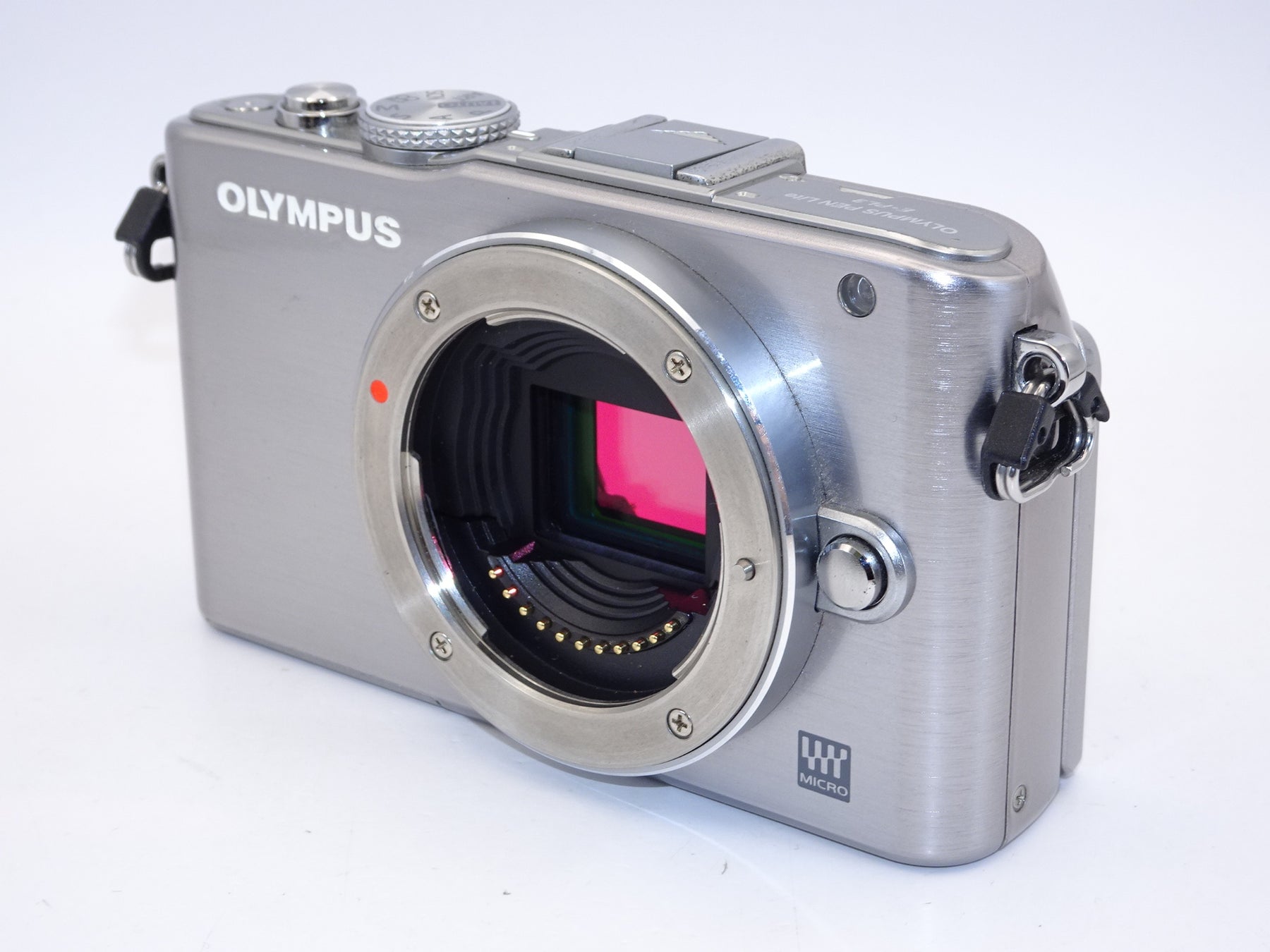 【外観特上級】OLYMPUS ミラーレス一眼 PEN Lite E-PL3 ボディ シルバー