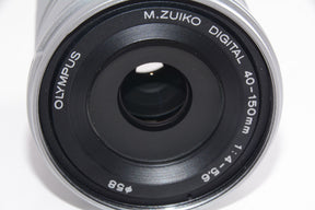 【外観特上級】OLYMPUS M.ZUIKO DIGITAL ED 40-150mm F4.0-5.6 R シルバー