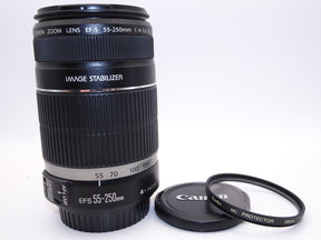 【外観特上級】Canon 望遠レンズ EF-S55-250mm F4-5.6 IS