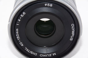 【外観特上級】OLYMPUS M.ZUIKO DIGITAL ED 40-150mm F4.0-5.6 R シルバー