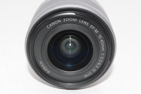 【外観特上級】Canon 標準ズームレンズ EF-M15-45mm F3.5-6.3IS STM