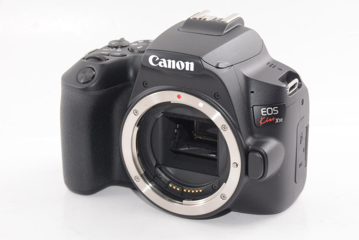 【外観特上級】Canon デジタル一眼レフカメラ EOS Kiss X10 標準ズームキット ブラック