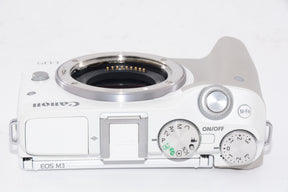 【外観特上級】Canon ミラーレス一眼カメラ EOS M3 ボディ(ホワイト) EOSM3WH-BODY