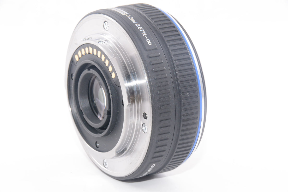 【外観特上級】OLYMPUS パンケーキレンズ M.ZUIKO DIGITAL 17mm F2.8 ブラック