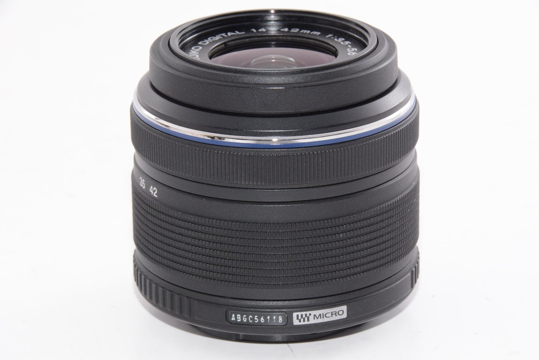 【外観並級】OLYMPUS 標準ズームレンズ M.ZUIKO DIGITAL 14-42mm F3.5-5.6 II R ブラック
