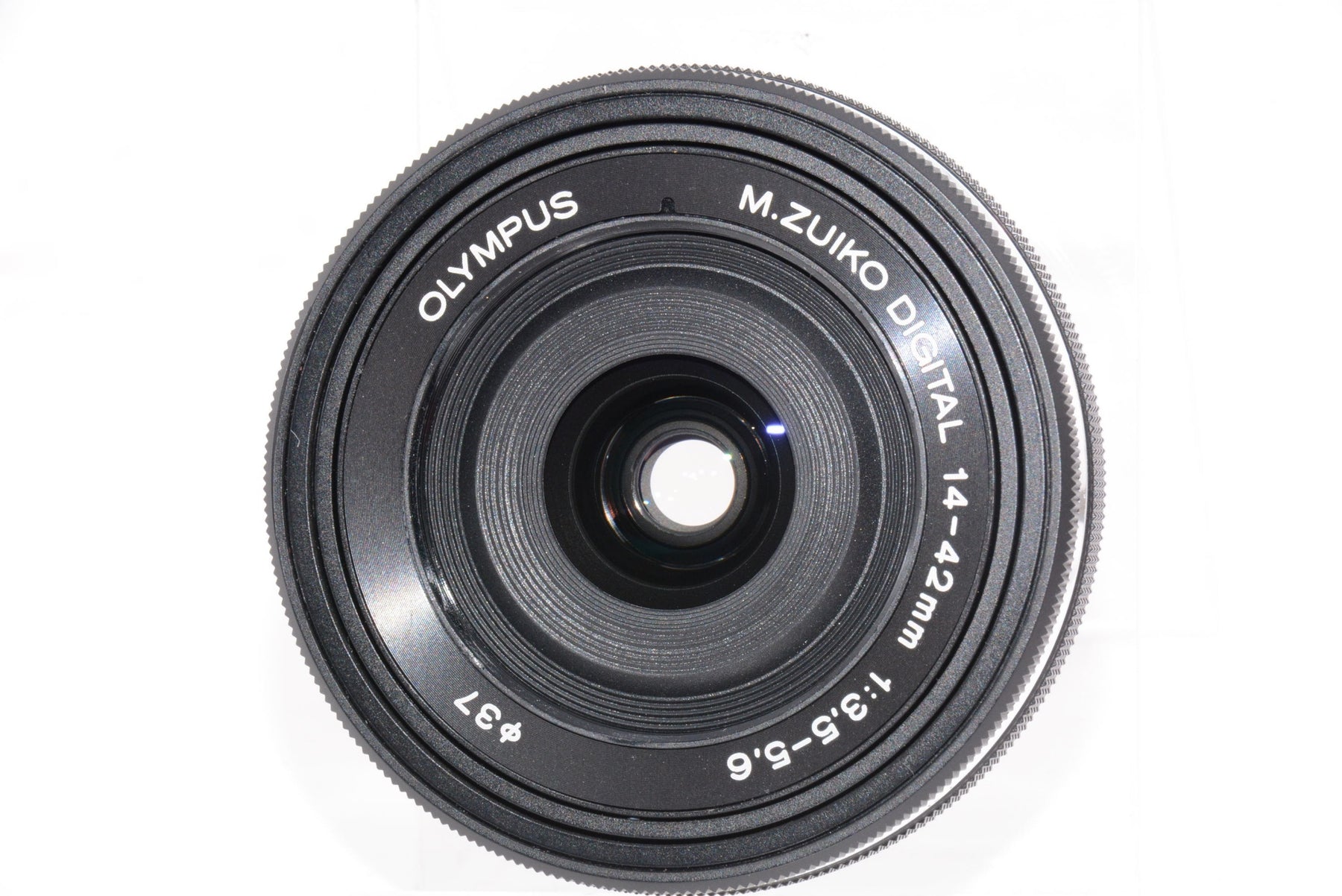 【外観特上級】OLYMPUS 電動式パンケーキズームレンズ M.ZUIKO DIGITAL ED 14-42mm F3.5-5.6 EZ BLK