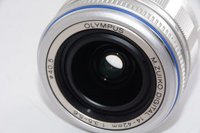 【外観並級】OLYMPUS M.ZUIKO DIGITAL ED 14-42mm F3.5-5.6-SLV