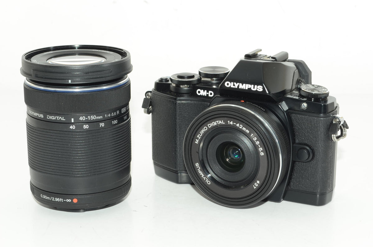 【外観並級】OLYMPUS OM-D E-M10 ダブルズームキット ブラック ミラーレス一眼 OM-D E-M10 DZKIT BLK