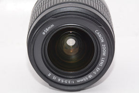 【外観特上級】Canon 標準ズームレンズ EF-S18-55mm F3.5-.5.6 IS II