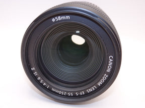 【外観特上級】Canon 望遠ズームレンズ EF-S55-250mm F4-5.6 IS II