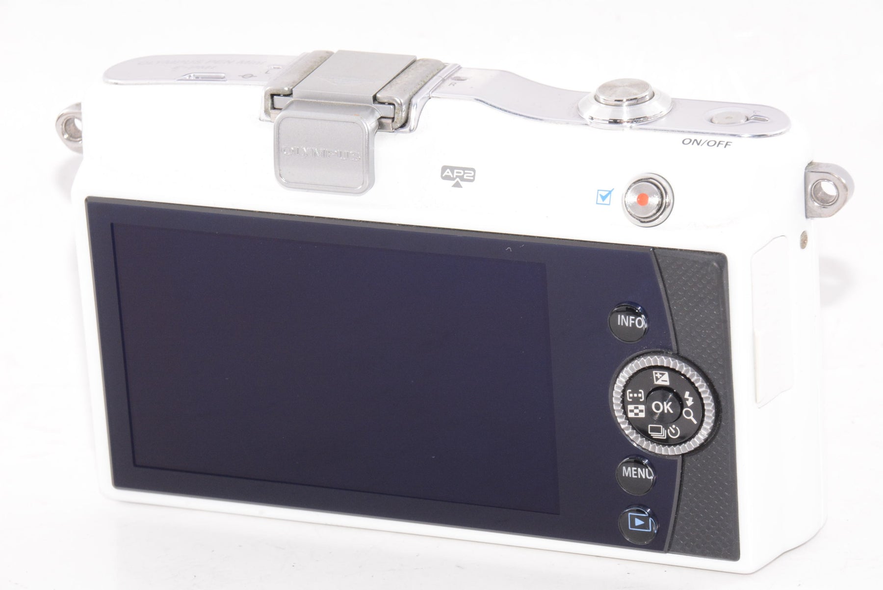 【外観並級】OLYMPUS ミラーレス一眼 PEN mini E-PM1 ボディ ホワイト E-PM1 BODY WHT