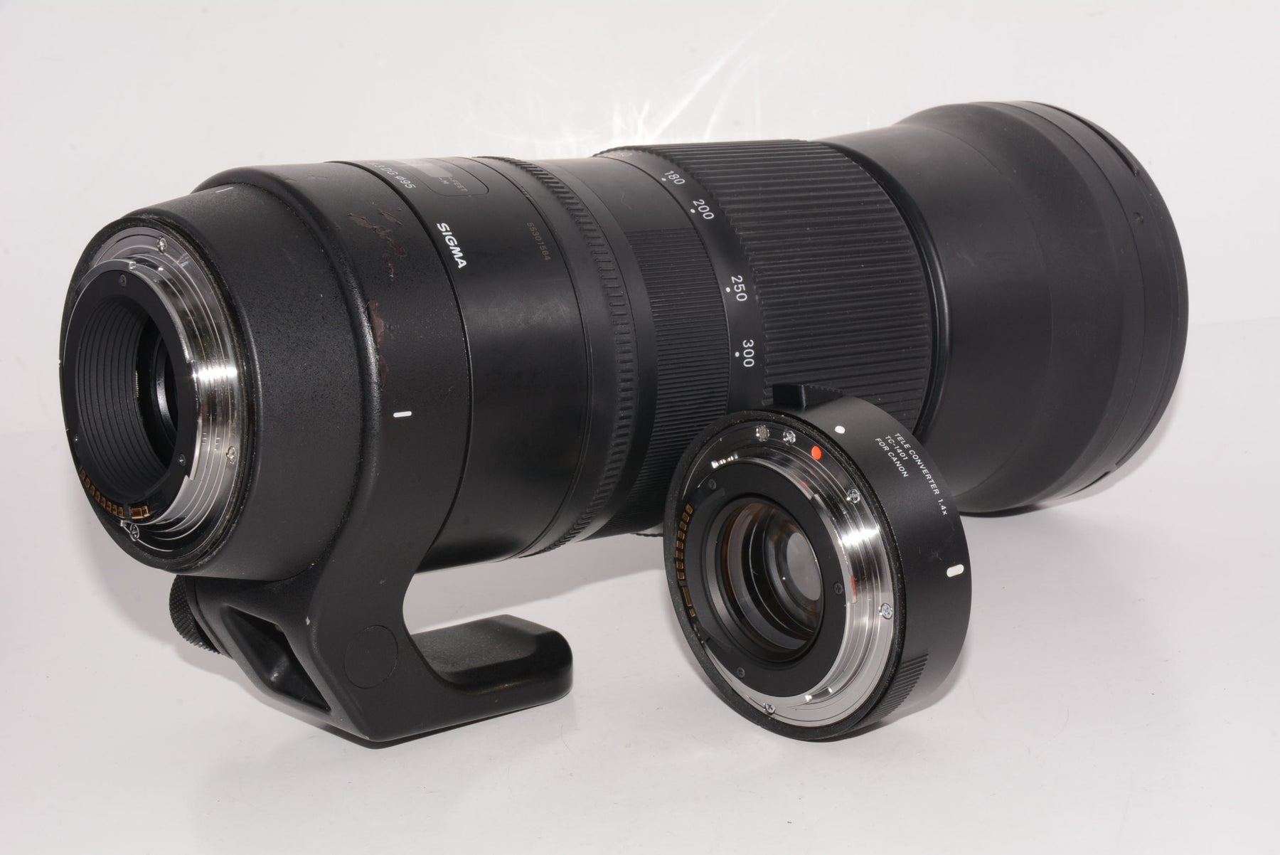 【外観並級】SIGMA 超望遠ズームレンズ Contemporary 150-600mm F5-6.3 DG OS HSM テレコンバーターキット キヤノン用 フルサイズ対応