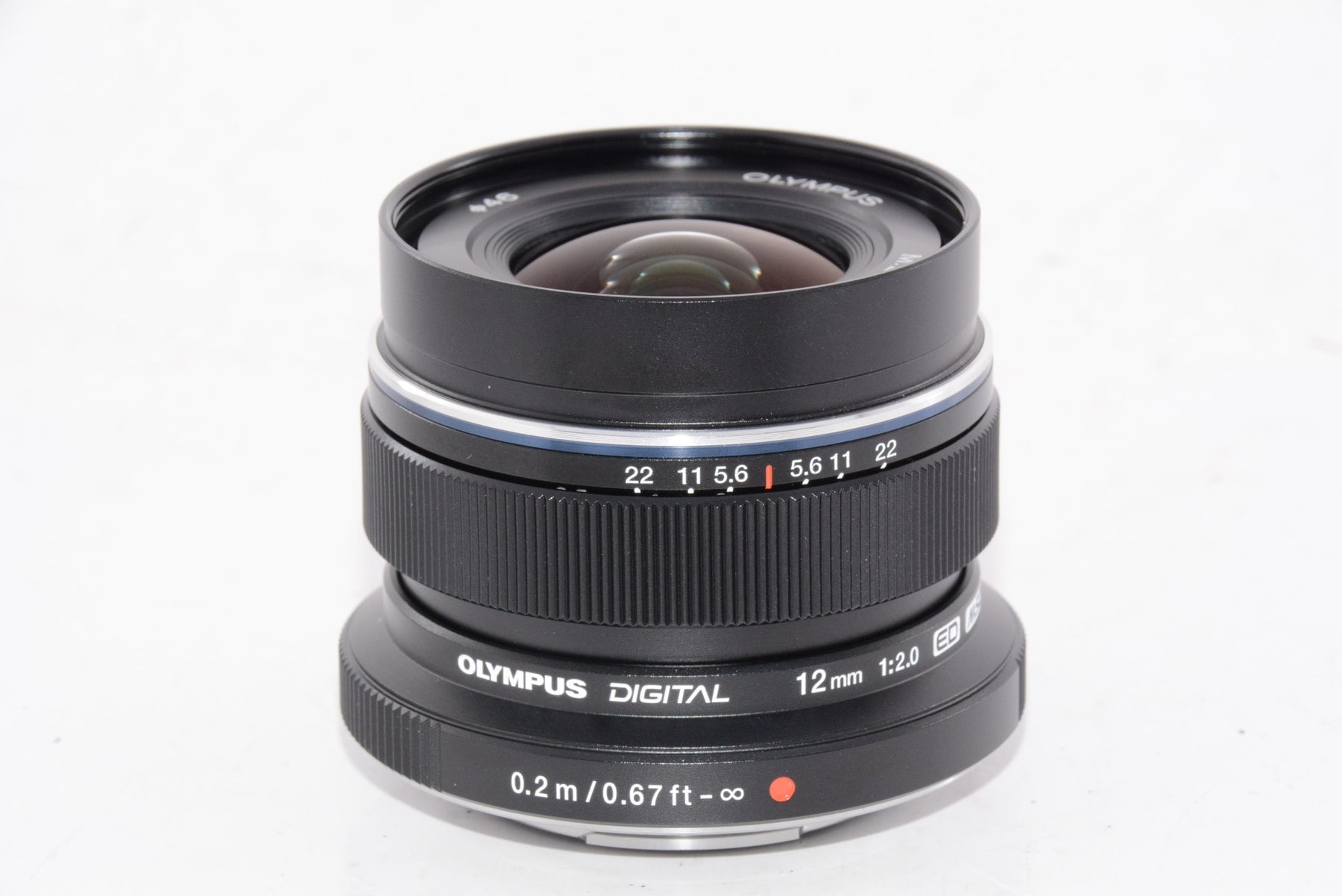 【外観特上級】OLYMPUS 単焦点レンズ M.ZUIKO DIGITAL ED 12mm F2.0 ブラック ED 12mm F2.0 BLK