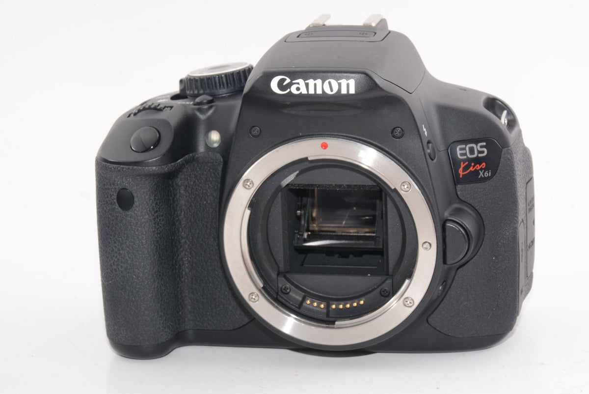 【外観並級】Canon デジタル一眼レフカメラ EOS Kiss X6i ダブルズームキット EF-S18-55ｍｍ/EF-S55-250ｍｍ付属 KISSX6i-WKIT