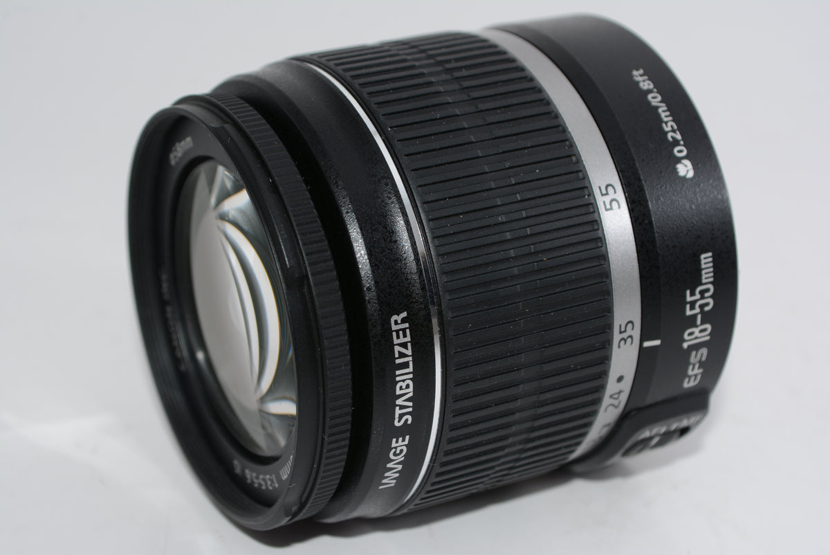 【外観特上級】Canon 標準ズームレンズ EF-S18-55mm F3.5-5.6 IS