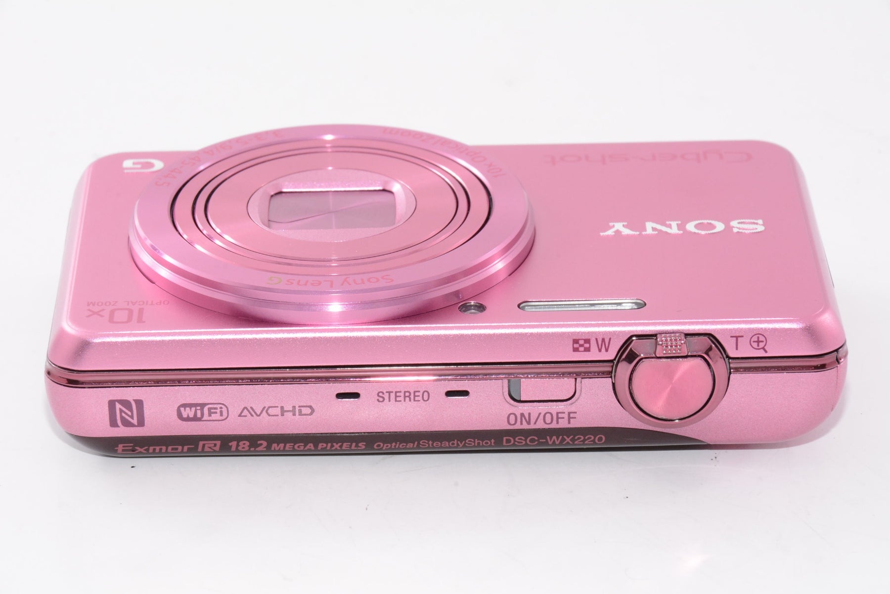 【外観特上級】SONY デジタルカメラ Cybershot W220 ピンク DSC-W220/P