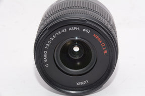 【外観特上級】パナソニック LUMIX G VARIO 14-42mm F3.5-5.6 ASPH. MEGA O.I.S H-FS014042