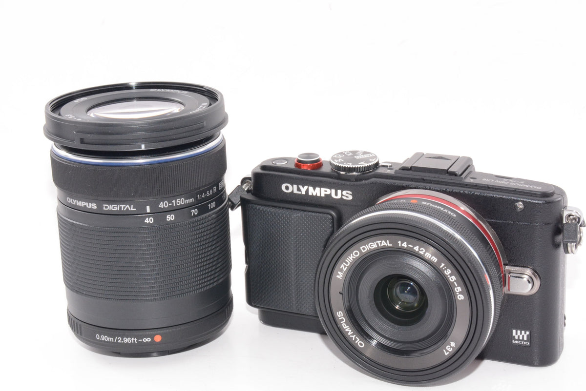 【外観並級】OLYMPUS ミラーレス一眼 PEN Lite E-PL6 EZダブルズームキット