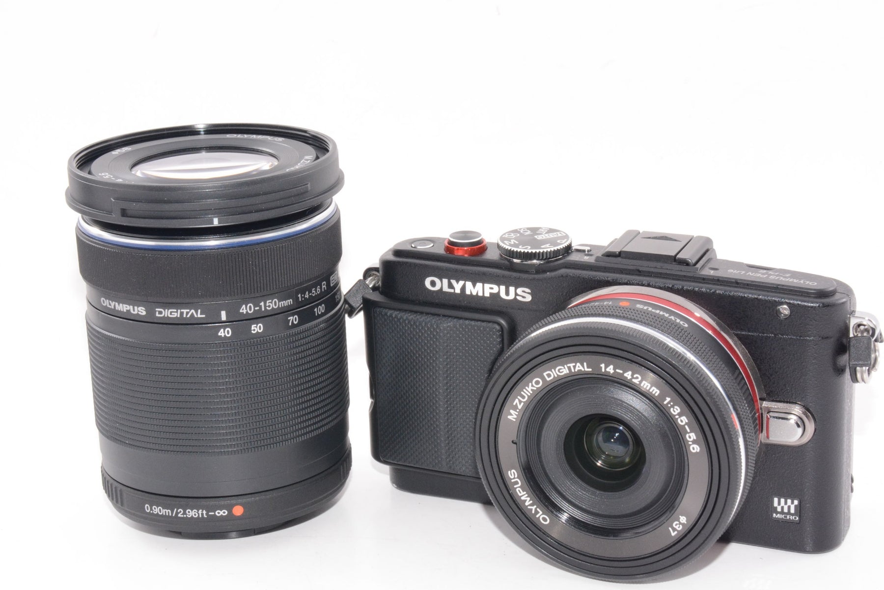 【外観並級】OLYMPUS ミラーレス一眼 PEN Lite E-PL6 EZダブルズームキット