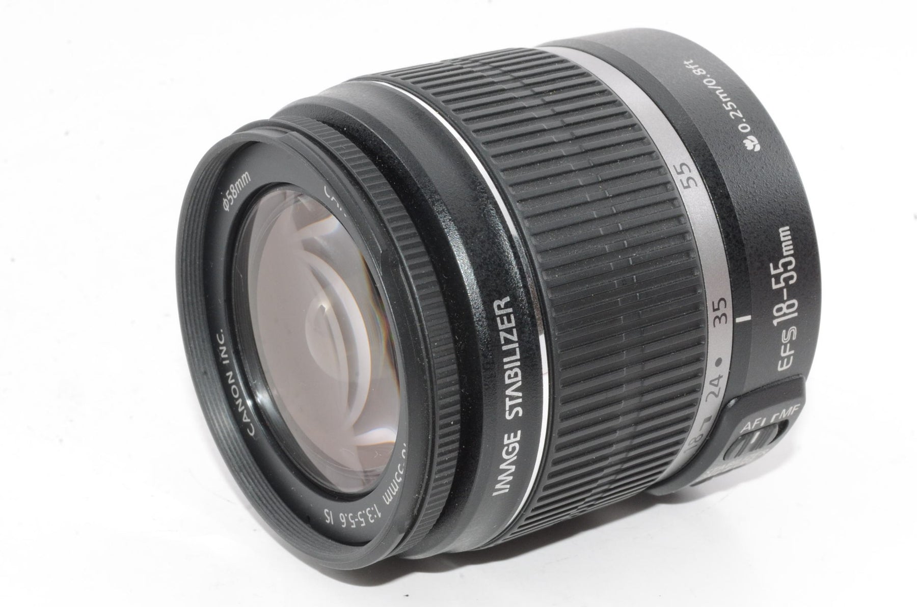 【外観特上級】Canon  EF-S18-55mm F3.5-5.6 IS