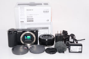 【外観特上級】SONY ミラーレス一眼カメラ ZV-E10 パワーズームレンズキット(同梱レンズ:SELP1650) ブラック ZV-E10L B