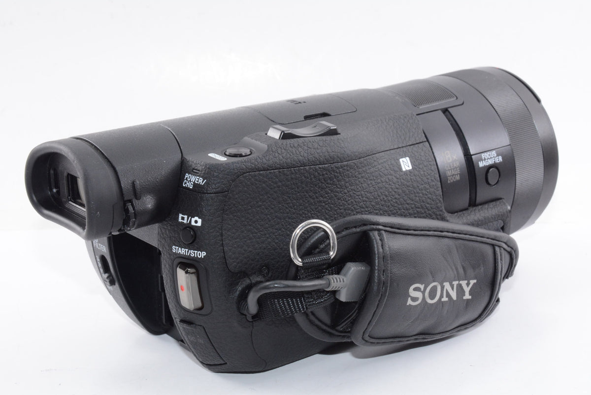 【外観特上級】ソニー SONY ビデオカメラ FDR-AX100 4K 光学12倍 ブラック Handycam FDR-AX100 BC