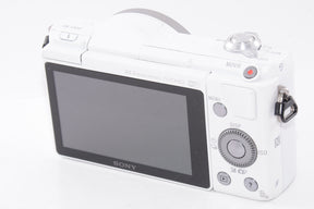 【外観特上級】ソニー SONY ミラーレス一眼 α5100 パワーズームレンズキット E PZ 16-50mm F3.5-5.6 OSS付属 ホワイト ILCE-5100L-W
