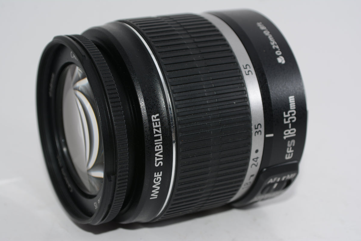 【外観特上級】Canon 標準ズームレンズ EF-S18-55mm F3.5-5.6 IS