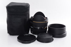 【外観特上級】SIGMA 単焦点魚眼レンズ 10mm F2.8 EX DC FISHEYE HSM キヤノン用 対角線魚眼 APS-C専用 477547