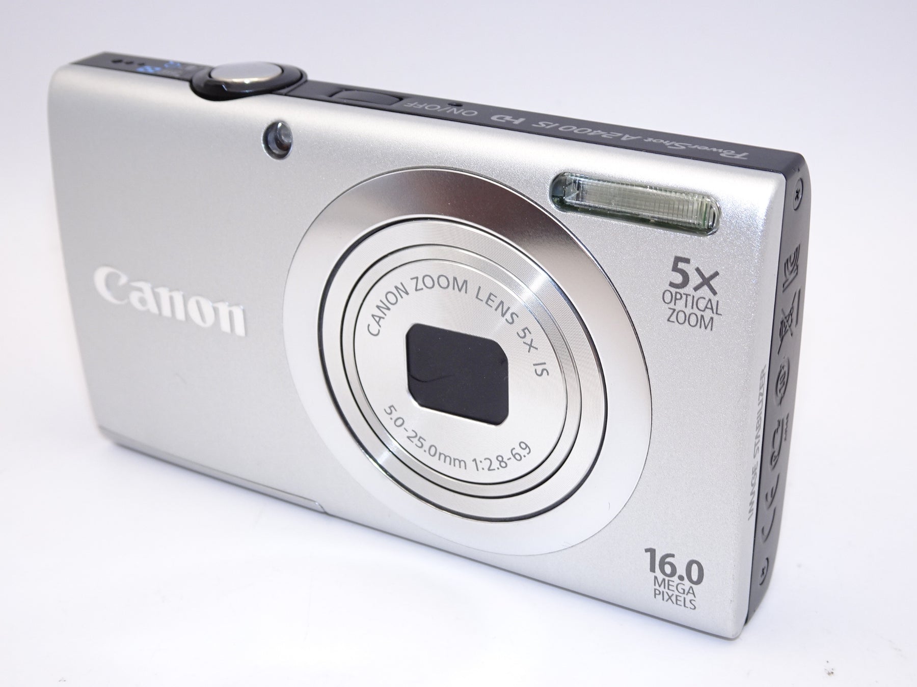 【外観特上級】Canon デジタルカメラ PowerShot A2400IS シルバー