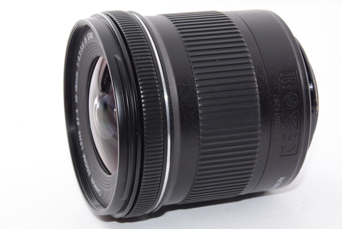 【外観特上級】Canon EF-S 10-18mm f/4.5-5.6 IS STMレンズ