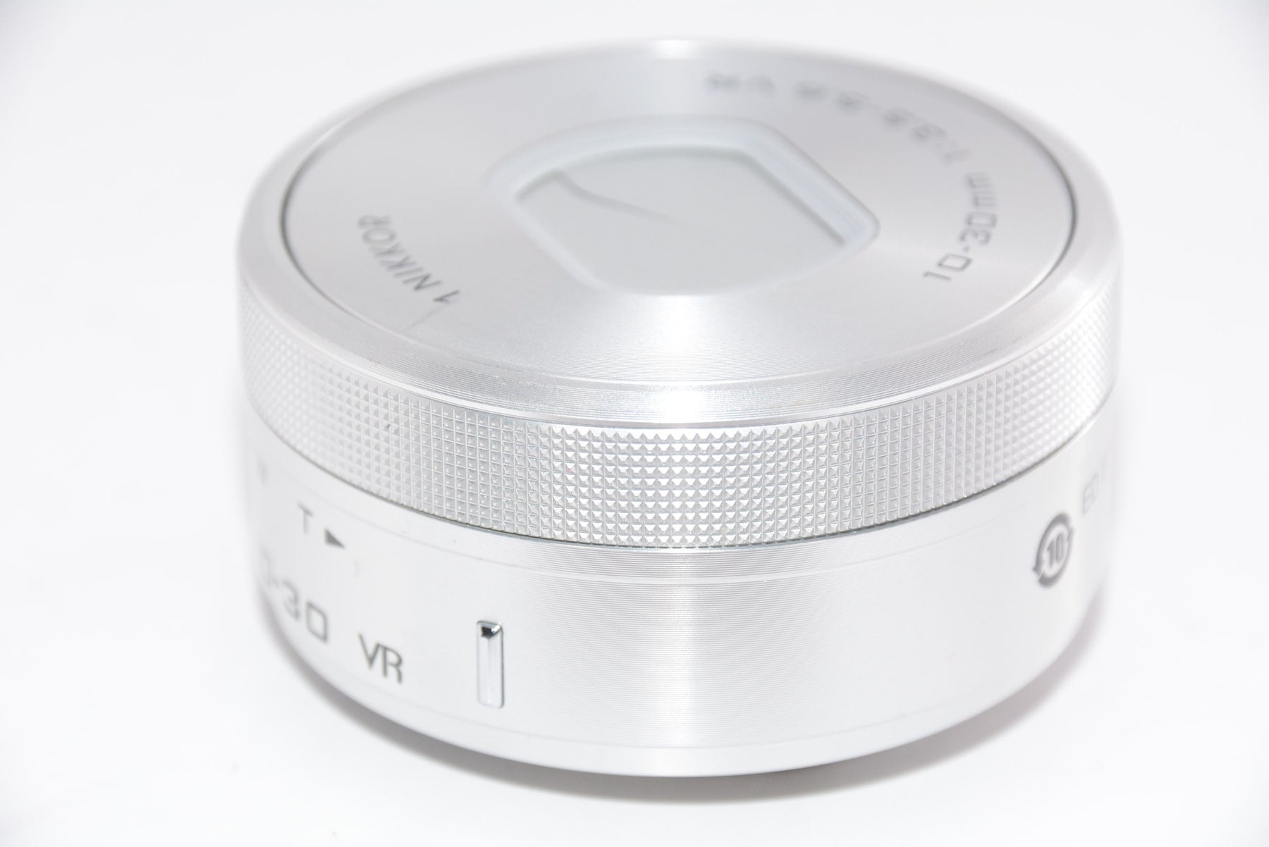 【外観特上級】Nikon 標準ズームレンズ1 NIKKOR VR 10-30mm f/3.5-5.6 PD-ZOOM シルバー