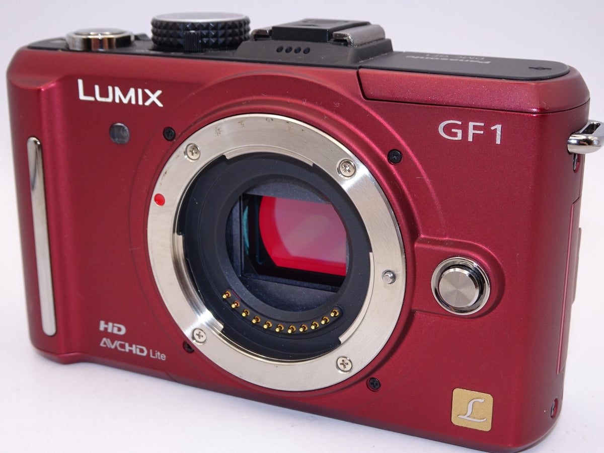 【外観並級】Panasonic LUMIX GF1 ボディ DMC-GF1 レッド