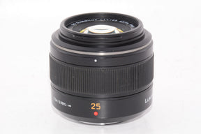 【外観並級】パナソニック マイクロフォーサーズ用 DG SUMMILUX 25mm/F1.4 ASPH. ブラック H-X025