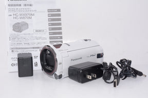 【外観特上級】パナソニック HDビデオカメラ HC-W870M-W ホワイト