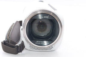【外観特上級】パナソニック HDビデオカメラ V360M 16GB 高倍率90倍ズーム ホワイト HC-V360M-W
