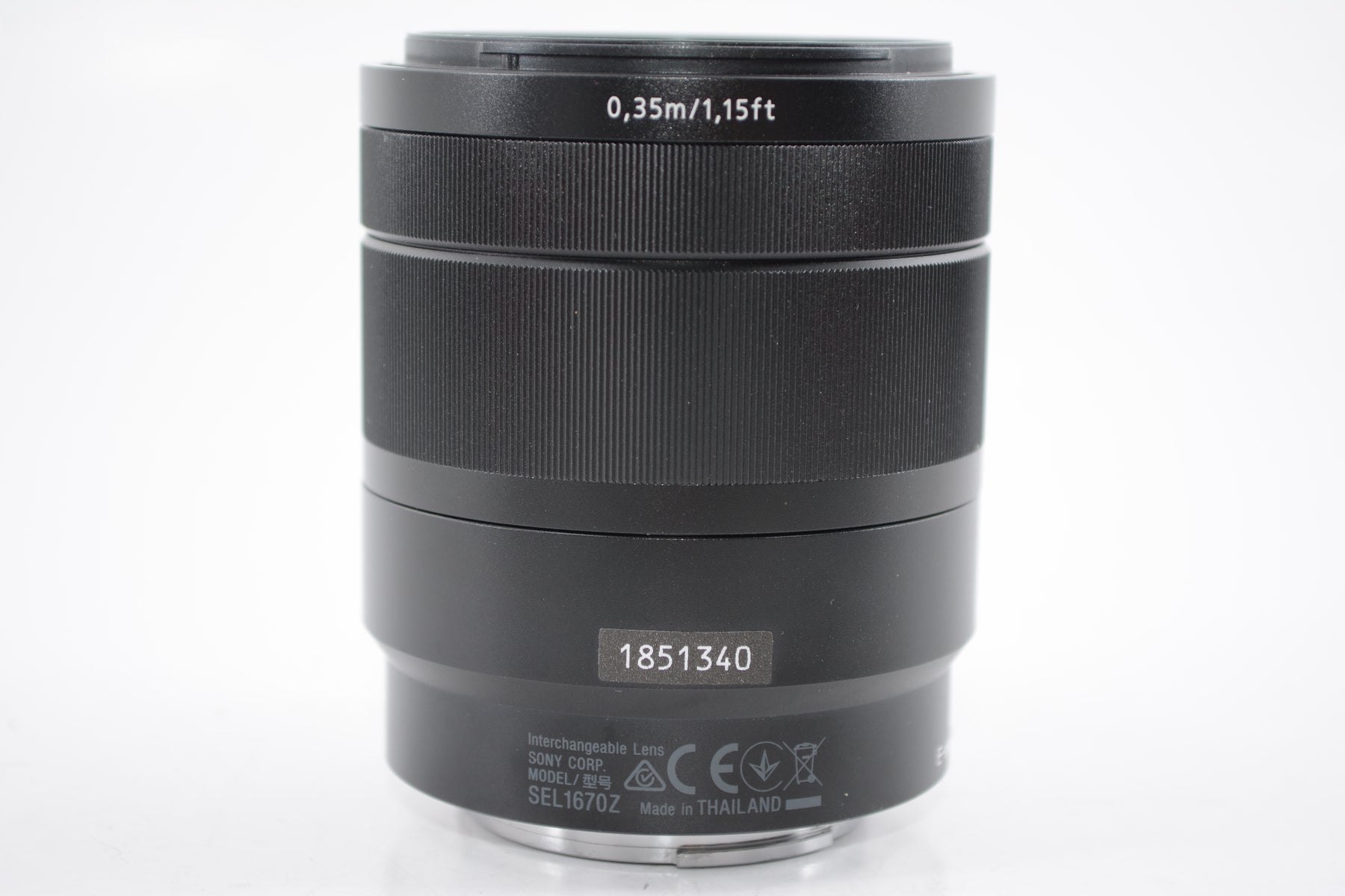 【外観特上級】ソニー SONY 標準ズームレンズ Vario-Tessar T* E 16-70mm F4 ZA OSS ソニー Eマウント用 APS-C専用 SEL1670Z