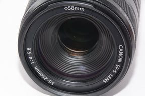 【外観特上級】Canon 望遠レンズ EF-S55-250mm F4-5.6 IS