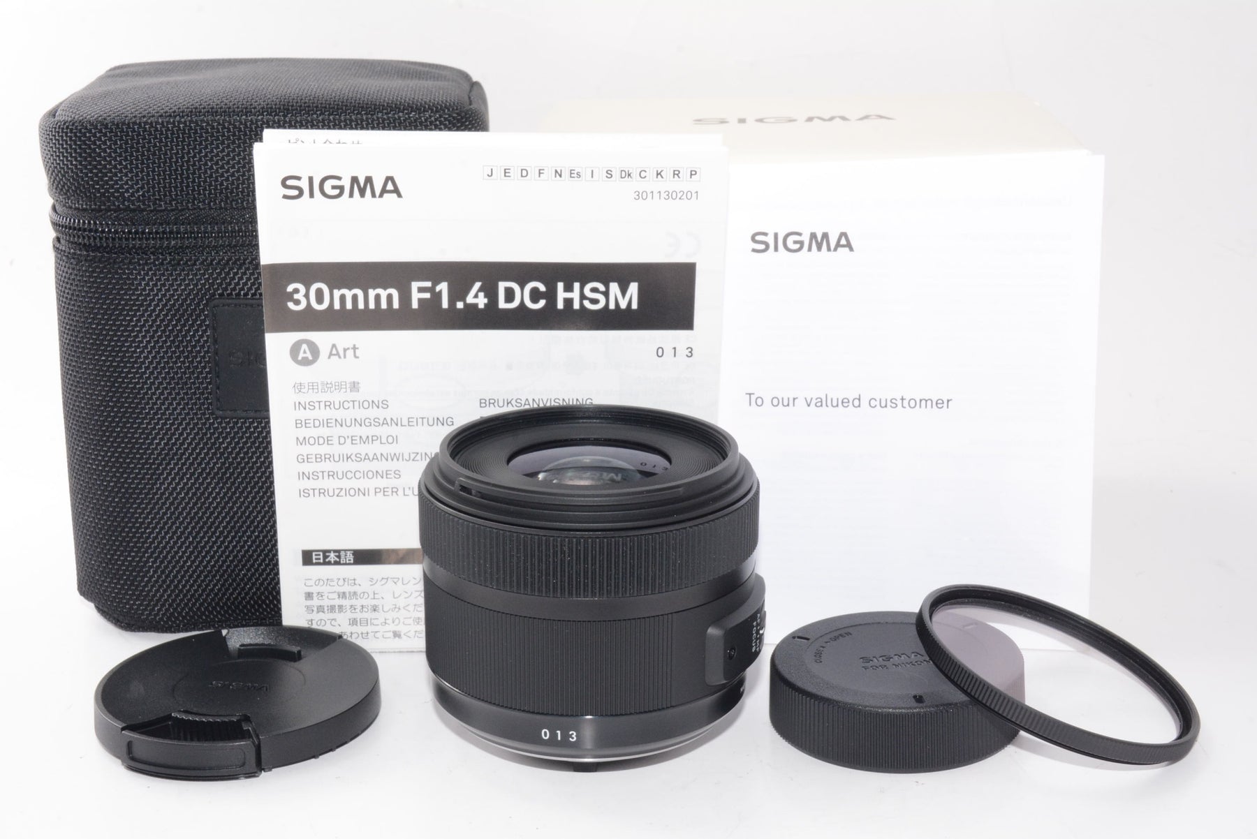 【外観特上級】SIGMA 単焦点レンズ Art 30mm F1.4 DC HSM ニコン用 APS-C専用