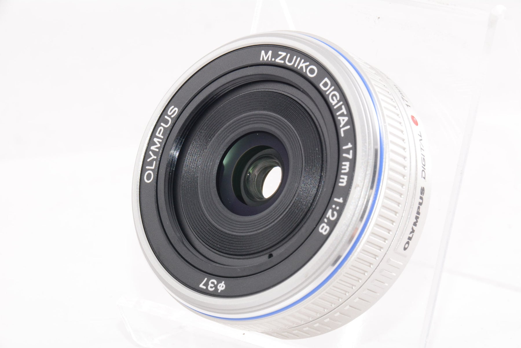 【外観特上級】OLYMPUS パンケーキレンズ M.ZUIKO DIGITAL 17mm F2.8 シルバー
