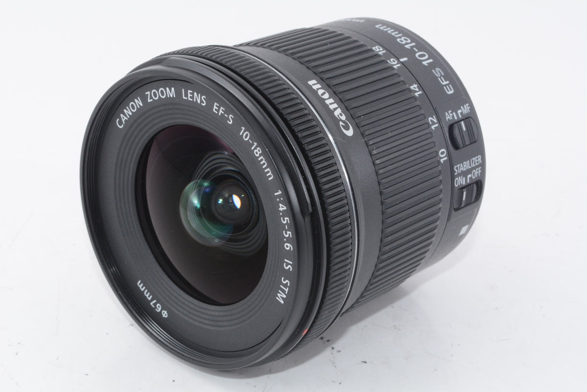 【外観特上級】Canon 超広角ズームレンズ EF-S10-18mm F4.5-5.6 IS STM