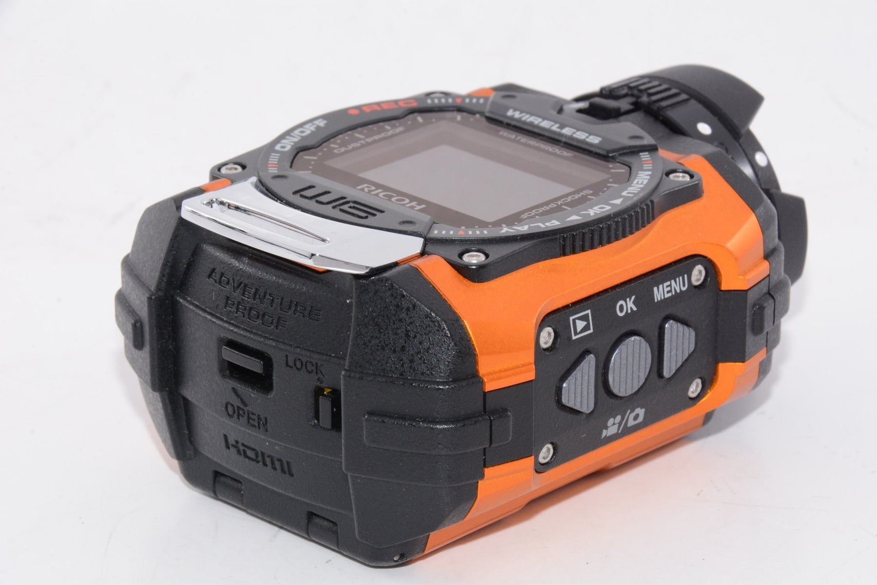 【外観特上級】RICOH 防水アクションカメラ WG-M1 オレンジ WG-M1 OR 08286
