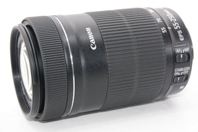 【外観特上級】Canon 望遠ズームレンズ EF-S55-250mm F4-5.6 IS STM